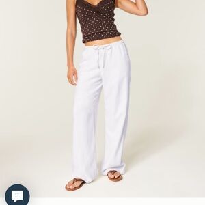 NWT Cream Wide-Leg pants ST
